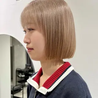 ショート カラー 🍊暖色×顔周り 🍊cocoroのヘアスタイル