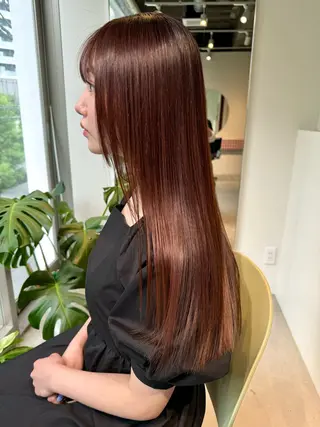 ロング 髪質改善スペシャリス ト長尾勇弥/梅田中津のヘアスタイル