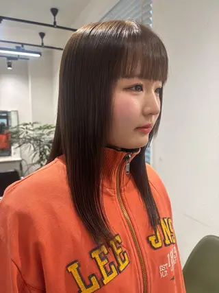 ロング カラー 韓国ヘア🇰🇷 HINAのヘアスタイル