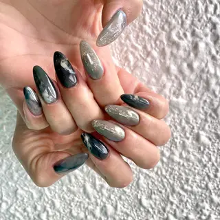 ネイル クレアトゥール華 都賀店所属・三橋 結菜のネイルデザイン