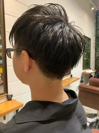 メンズ ショート🌼パーマ 本間正子のヘアスタイル