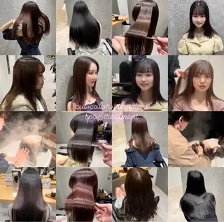 ロング カラー 髪質改善ヘアケア 艶髪特化/上田のヘアスタイル