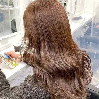 ロング ♡ナチュラルガーリー ♡ベージュ♡RINAのヘアスタイル