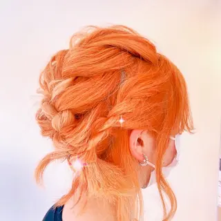 ミディアム ヘアアレンジ 東出 レイ🕊のヘアスタイル