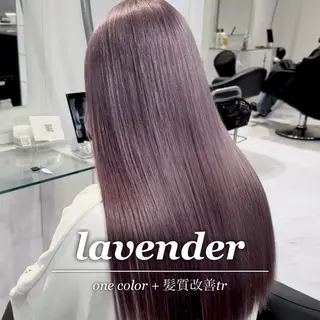 セミロング カラー モテ艶韓国ヘア 🤍りんのヘアスタイル