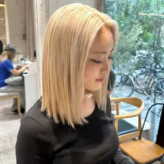 ミディアム カラー 🩶レイナ🩶 color/nailのヘアスタイル