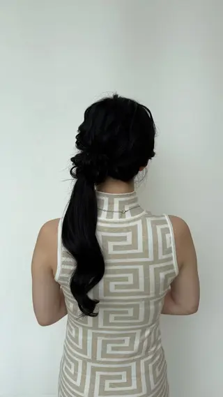 ロング ヘアアレンジ カラー/ヘアセット Nanami💗のヘアスタイル