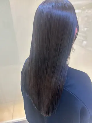 ロング カラー 髪質改善/縮毛矯正 ササキナツミのヘアスタイル