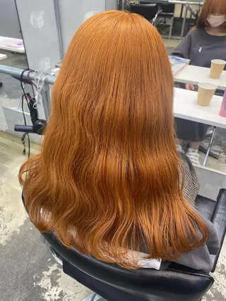 セミロング カラー 💗💗韓国レイヤー yu-ki💗💗のヘアスタイル