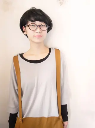 ショート パーマ marie-anne 浜松元目店のヘアスタイル