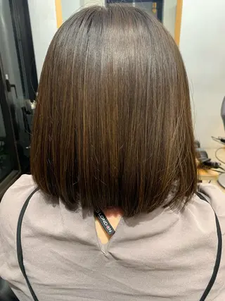 ミディアム カラー ケアブリーチ/ili 村上佳那多のヘアスタイル