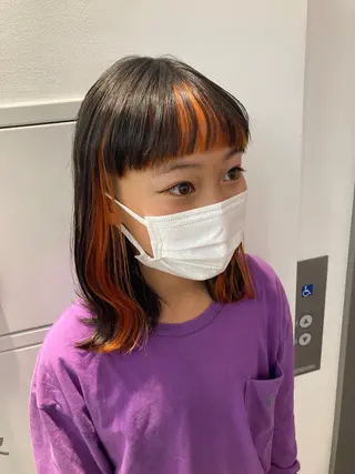 ミディアム MiRI💜地毛級 エクステ✖似合わせ技のヘアスタイル