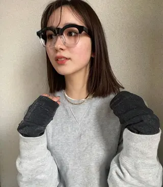 ショート カラー パーマ/ボブ/ 神戸/豊浦翔太のヘアスタイル