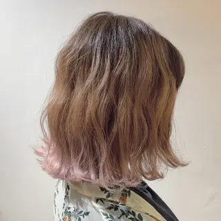 ミディアム 菅原リキヤ くびれレイヤーヘアのヘアスタイル