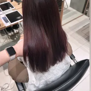 カラー ︎︎🌟韓国艶カラー ︎🌟璃奈 (ﾘﾅ)のヘアスタイル