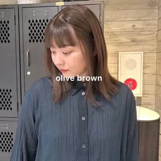 カラー 暖色カラー推し/ トヤエリコのヘアスタイル