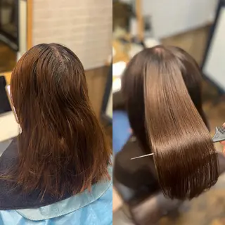 セミロング Salowin銀座suite店所属・美髪縮毛矯正/髪質 改善カラー/寺倉海人のヘアスタイル