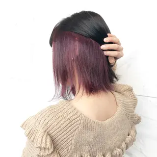 ショート カラー ヘアアレンジ 吉野 優子のマツエク・マツパデザイン