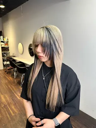 ロング カラー ワンホンヘア ケラチン/Kaitoのヘアスタイル