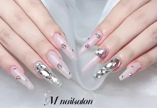 ネイル M🌷nail 長さだし専門店のネイルデザイン