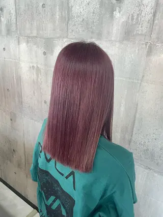 カラー _WHITE 浜松 店長 もえかのヘアスタイル