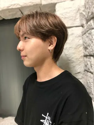 カラー ヘアアレンジ メンズ ainico+所属・メンズ特化✂️栗原 侑也のヘアスタイル