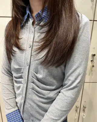 ロング らいむ/ レイヤー/パーマのヘアスタイル