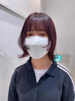 ミディアム カラー ✨くびれスタイル✨️ 戸嶋穂乃香のヘアスタイル