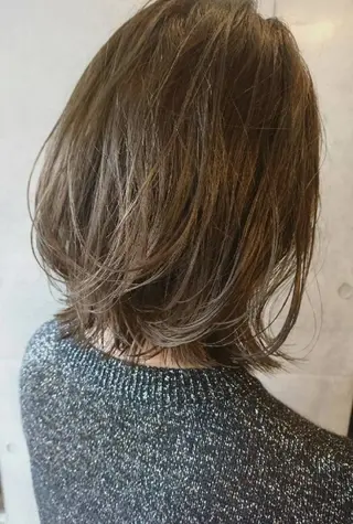 セミロング 小田川 竜也のヘアスタイル