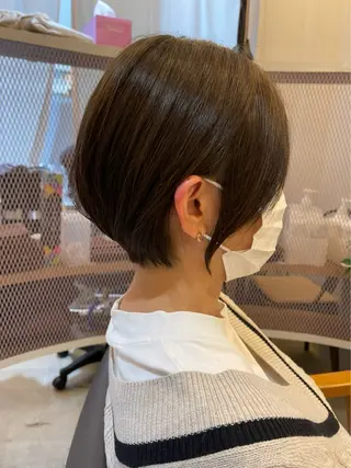 ショート カラー 似合わせバランス得意 青野さくらのヘアスタイル