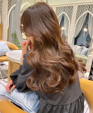 ロング カラー 韓国ヘア/髪質改善 /Harunaのヘアスタイル