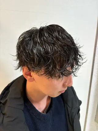 ショート パーマ 札幌パーマ 髪質改善/後藤海音のヘアスタイル