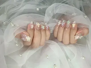 ネイル Hey🌈NAIL 長さ出し専門店のネイルデザイン