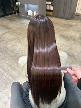ロング 髪質改善 Noe心斎橋店のヘアスタイル