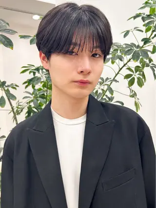 メンズ 韓国風パーマ特化 篠崎優也翔のヘアスタイル