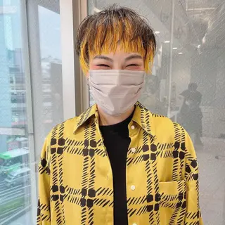 ショート ウルフカット／吉村 桃子のヘアスタイル