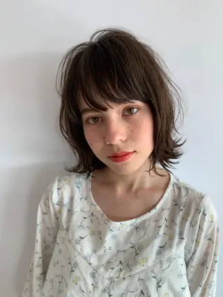 カラー 笠原未稀/カット・ ブリーチ無しカラーのヘアスタイル