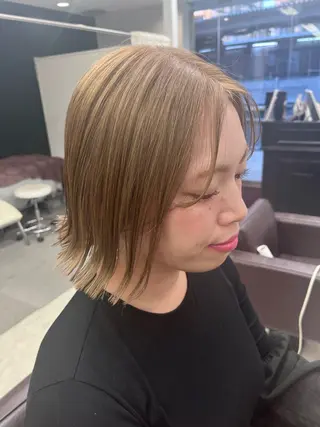 ミディアム カラー Crescere所属・小島 凜のヘアスタイル