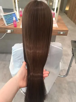 ロング カラー 木野田 萌のヘアスタイル