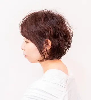 ショート パーマ salon m ni サロンマーニ所属・久保田 一のヘアスタイル