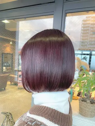 ショート カラー 西村 れいのヘアスタイル