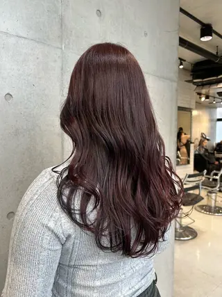 ロング カラー ヘアアレンジ ボブ艶モテカラー🫧 カリンのヘアスタイル