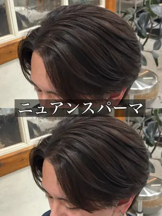 パーマ メンズ オカベ ショウマのヘアスタイル