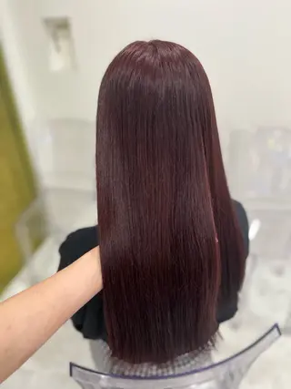 ロング カラー ガーリー♡女の子っぽ ヘア♡ピンクカラー♡のヘアスタイル