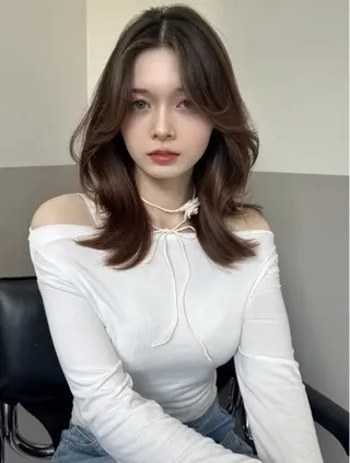 ミディアム zina / hiyoriのヘアスタイル