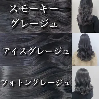 セミロング カラー ヘアアレンジ YUZA grow HAIR 札幌所属・韓国ヘア指名率 No. 1小堀京介のヘアスタイル