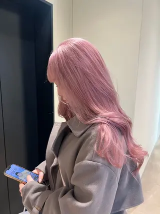 ロング カラー ヘアアレンジ レイヤー/艶ベージュ /🎀Saki🎀のヘアスタイル