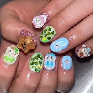 ネイル 👽個性派ネイル🎀 komachiのヘアスタイル