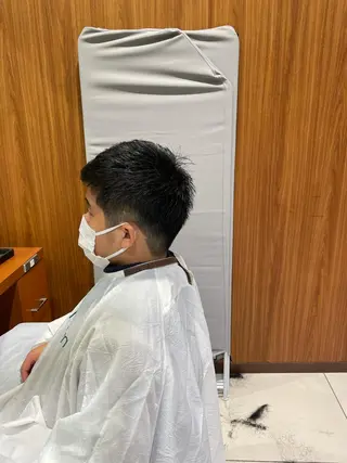 ショート メンズ 髙田 千華 髪質改善ストレートのヘアスタイル