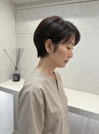 ショート 似合わせ／ショート 菊田のヘアスタイル